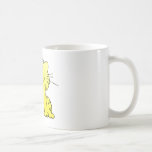 Jugador de bolos lindo del gatito taza de café