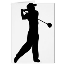 jugador de golf felicitación