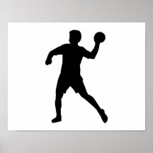 Jugador del balonmano poster