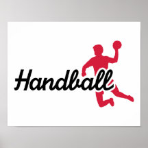 Jugador del balonmano poster