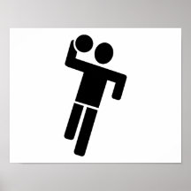 Jugador del balonmano posters