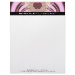 Jugendstil · Fractal Art · Palatinate Purple Customized Letterhead