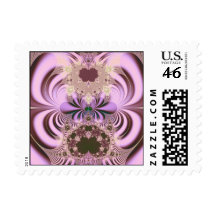 Jugendstil · Fractal Art · Palatinate Purple Stamp