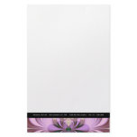Jugendstil · Fractal Art · Palatinate Purple Personalized Stationery