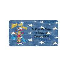 Juggle The Forties Personalized Address Label