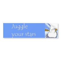 Juggle Your Stars Bumper Sticker bumper stickers