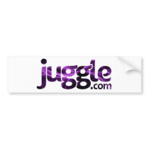 juggleLogo_Aurora Bumper Stickers