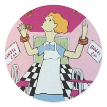 Juggling Bagels Stickers