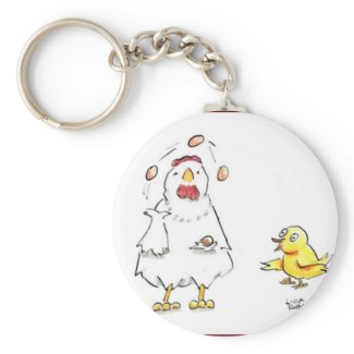 Juggling Dr. Julia keychain
