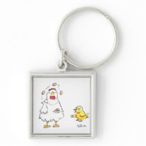 Juggling Dr. Julia keychains