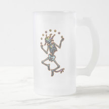 Juggling Jester Skeleton Coffee Mug