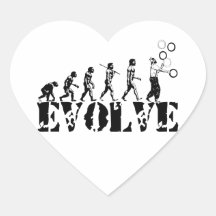 Juggling Juggler Juggle Evolution Sports Art Sticker