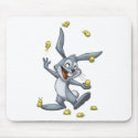 Juggling Rabbit Mousepad