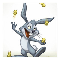 Juggling Rabbit Poster posters
