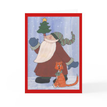 juggling santa card