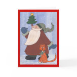 juggling santa cards