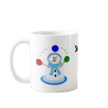 Juggling Snowman Coffee Mugs