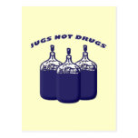 Jugs Not Drugs Post Card