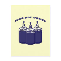 Jugs Not Drugs Post Card