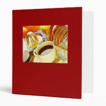 Juice and Java Vinyl Binder