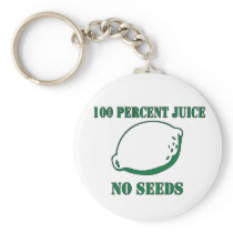 Juice No Seeds Keychains