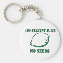 Juice No Seeds Keychains