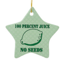 Juice No Seeds Christmas Tree Ornament
