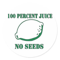 Juice No Seeds Stickers