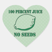 Juice No Seeds Stickers