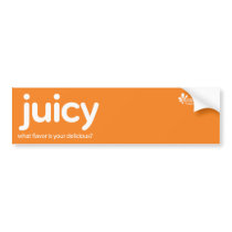 Juicy bumper stickers
