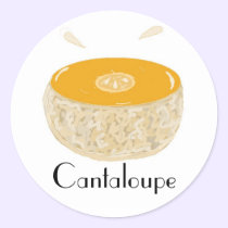 Juicy Cantaloupe stickers
