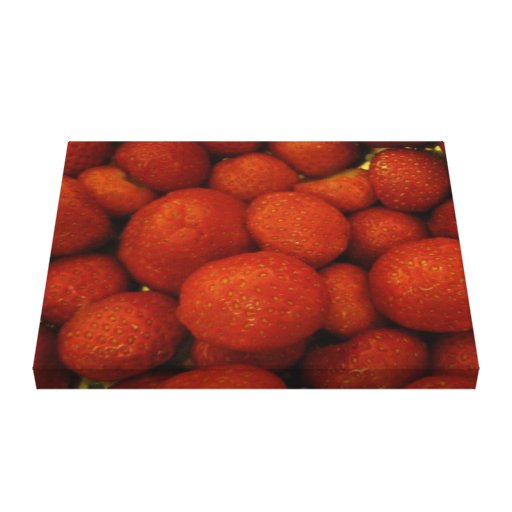 Juicy Strawberries Canvas Print