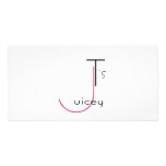 juicy ts photo greeting card