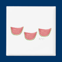 Juicy Watermelon Magnet magnets