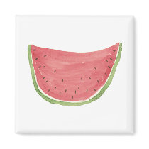 Juicy Watermelon Magnet by ginyhogan Juicy Watermelon Magnet