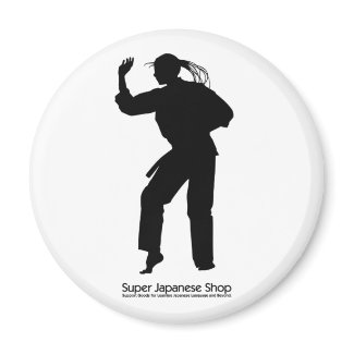 Jujutsu Girl and Chart Fridge Magnets