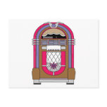 juke box post card