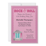 Jukebox  Birthday Invitations