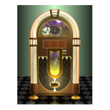 Jukebox Postcard