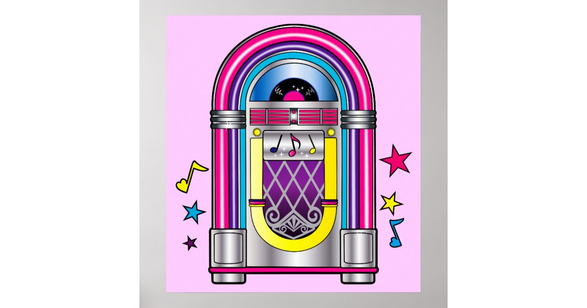 Jukebox Poster Zazzle