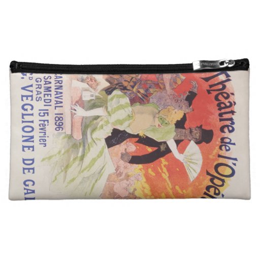 Jules Cheret Art Poster Makeup Bags
