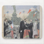 Jules Dalou  being awarded with the medal Mouse Pads