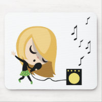 Jules the Singer mousepad