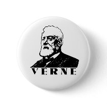 Jules Verne buttons by words_plus_paper Jules Verne buttons