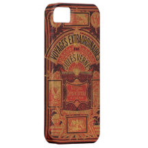 Jules Verne Extraordinary Voyages Antique Book iPhone 5 Cover
