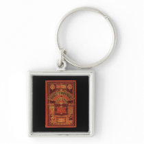 Jules Verne Extraordinary Voyages Book Cover Key Chains