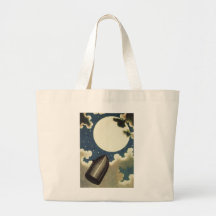 Jules Verne From the Earth to the Moon (1865) Canvas Bag