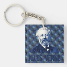 Jules Verne Steampunk Key Chain