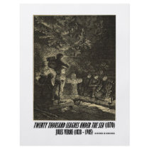 Jules Verne Twenty Thousand Leagues Funeral flyers by wordsunwords Jules Verne Twenty Thousand Leagues Funeral flyers