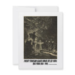 Jules Verne Twenty Thousand Leagues Funeral Personalized Invites